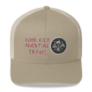 River Rock Adventure Travel Trucker Cap