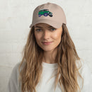 FJ40 Land Cruiser Hat Premium Embroidered Unstructured Hat Land Cruiser Green Version by Reefmonkey Artist Brody Plourde