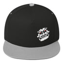 Angry Monkey Puffy Embroidery Snapback flat brim hat by Reefmonkey