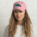 FJ40 Land Cruiser Hat Premium Embroidered Unstructured Hat Land Cruiser Green Version by Reefmonkey Artist Brody Plourde