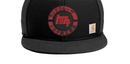 3 Stripe Toyota Carhartt Flat Brim Snap Back Hat - Reefmonkey