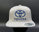 Toyota Flat Brim Structured Snap Back Baseball Hat Cap - Reefmonkey