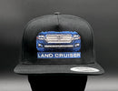 200 Series Land Cruiser Embroidered Snapback Flat Brim Baseball Hat - Reefmonkey