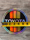 Toyota 3 Stripe Logo Decal Bumper Sticker Regular Holographic