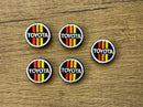 Toyota 3 Stripe 1" Logo Morale Truck Headliner Back Pack Patch