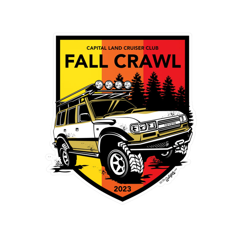 Capital Land Cruiser Club Fall Crawl 2023 Decals