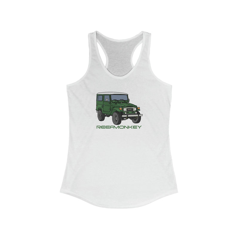 FJ40 Womens Land Cruiser Tank Top - Reefmonkey Artist Chris Marshall