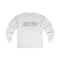 IH8Mud White Logo Ultra Cotton Long Sleeve Unisex Tee - Reefmonkey