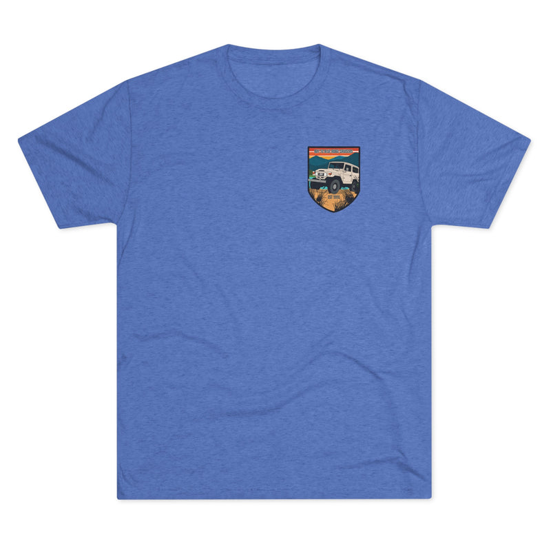 Bay to Blue Ridge Cruiser Club 2 Sided Tri blend Unisex Tee