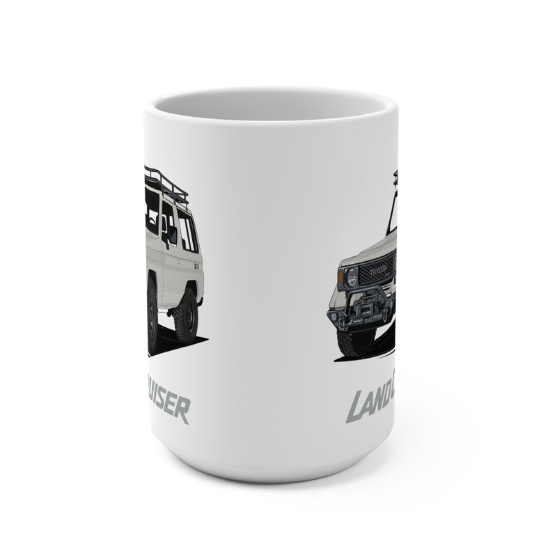 Toyota Land Cruiser 70 Series Coffee Mug 15oz - Reefmonkey Artist Prisma Denensi