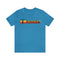 3 Stripe T Old School Design Fitted Short Sleeve T shirt - Reefmonkey
