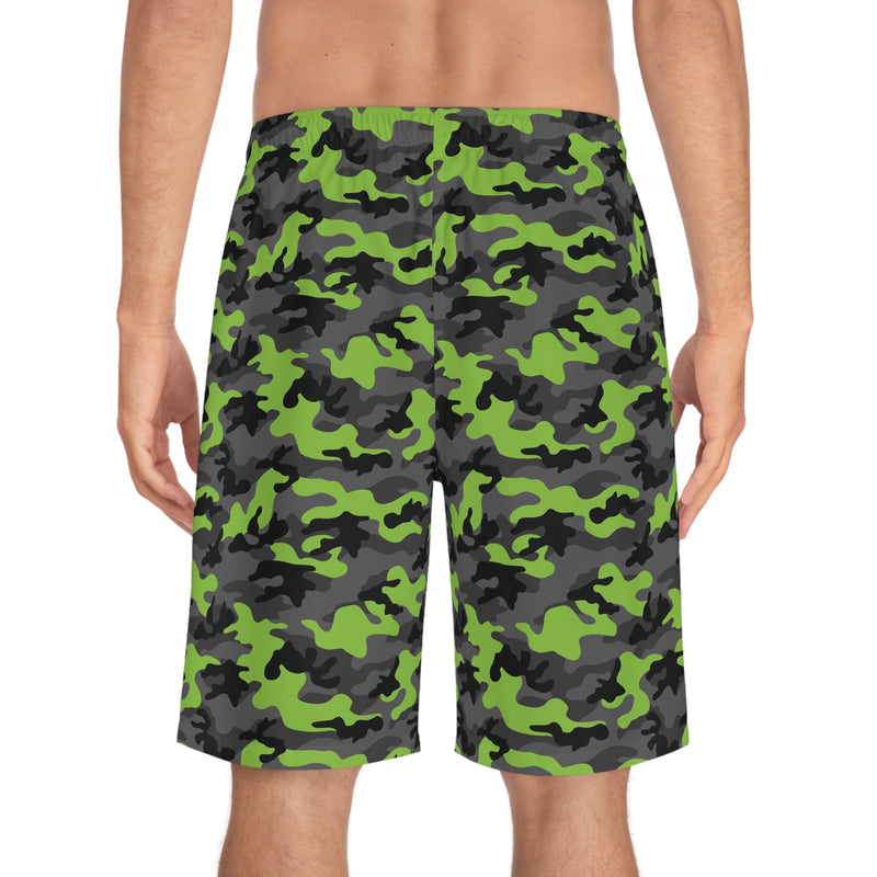 Reefmonkey Surf Green Camo Men's Board Shorts