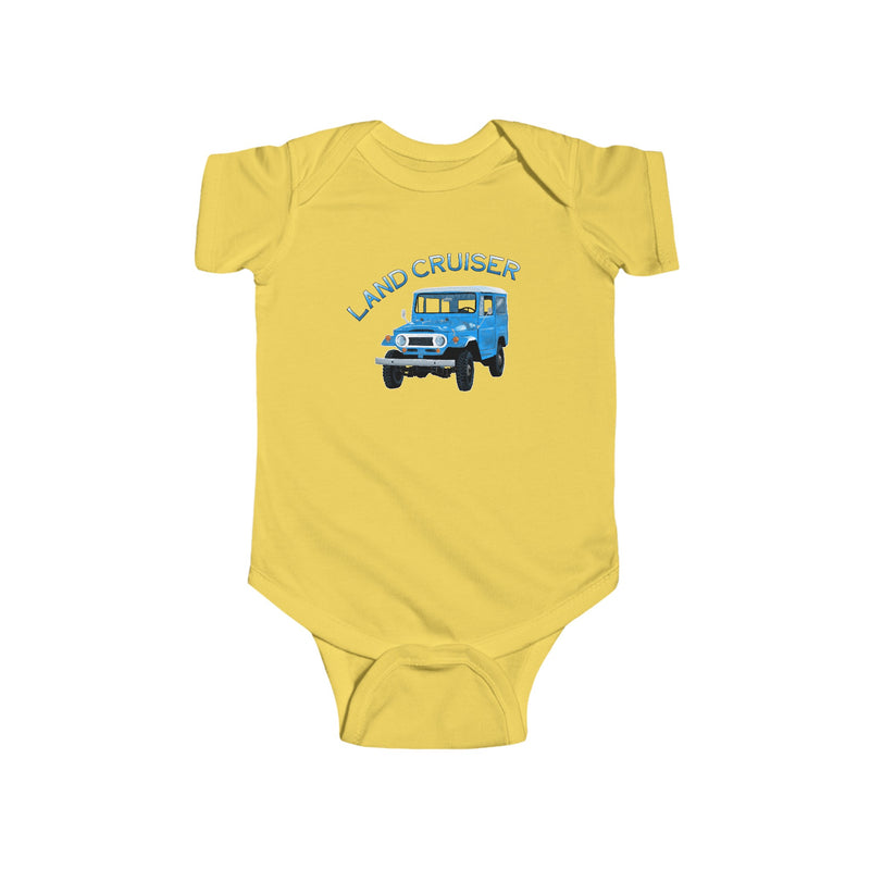 Toyota FJ40 Land Cruiser Baby Bodysuit - Reefmonkey Artist Ren Hart