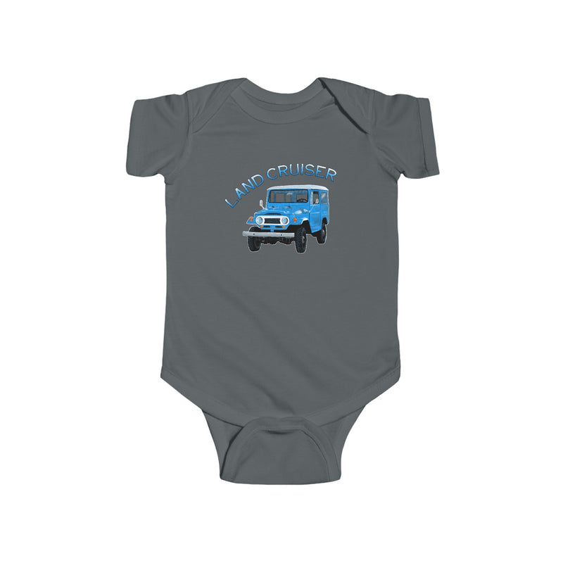 Toyota FJ40 Land Cruiser Baby Bodysuit - Reefmonkey Artist Ren Hart