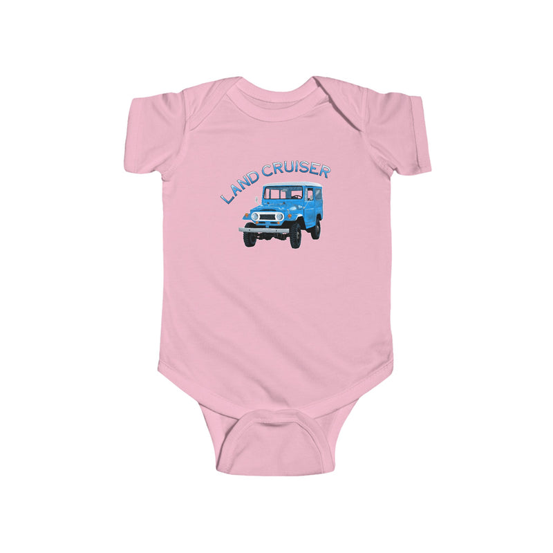 Toyota FJ40 Land Cruiser Baby Bodysuit - Reefmonkey Artist Ren Hart