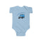 Toyota FJ40 Land Cruiser Baby Bodysuit - Reefmonkey Artist Ren Hart