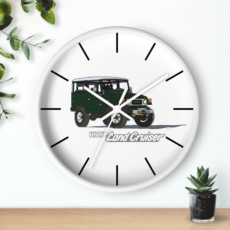 FJ40 Land Cruiser Toyota Wall Clock  - Reefmonkey Artist Brody Plourde