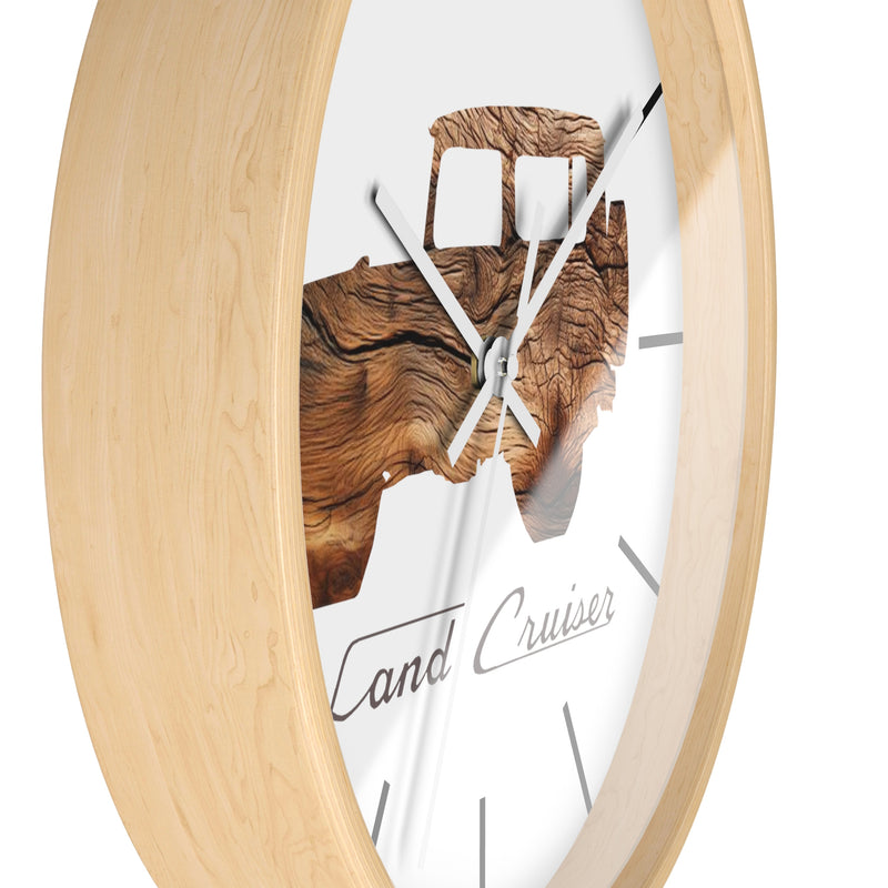 Land Cruiser FJ40 Wood Grain Wall Clock - Reefmonkey