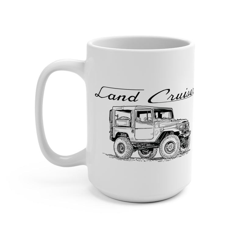FJ40 Land Cruiser Coffee Mug Cup 15oz - Reefmonkey Artist Prisma Denensi