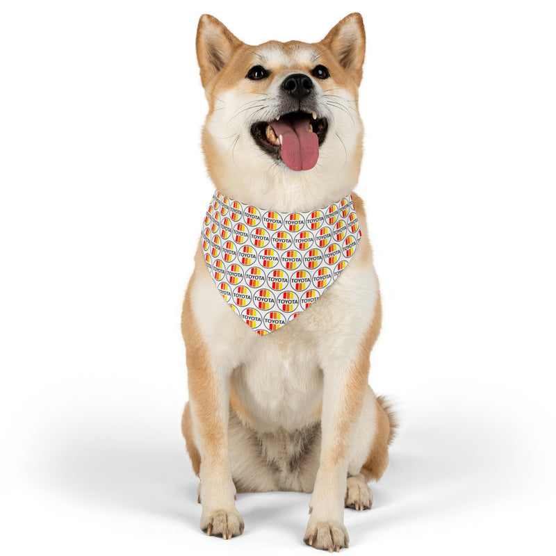 Toyota 3 Stripe Dog Bandana Pet Collar - Reefmonkey