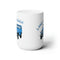 FJ40 Land Cruiser Ceramic Coffee Mug Cup White Version - Reefmonkey Artist Ren Hart