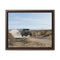 FJ45 Land Cruiser Canvas Framed Wall Art - Rusty Nail Racing Rob Tygart