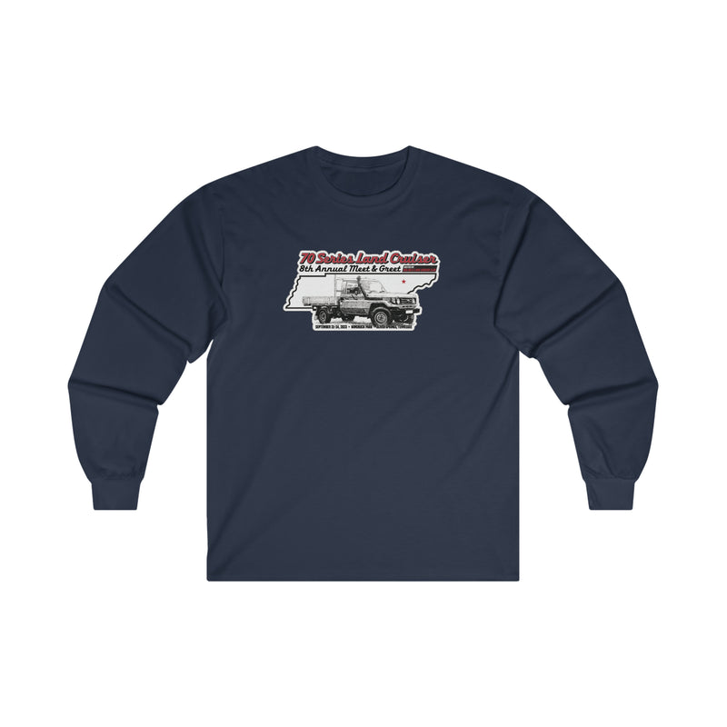 Red Hills Land Cruiser Club - 8th Annual 70 Series Meet and Greet - Long Sleeve Unisex Shirt