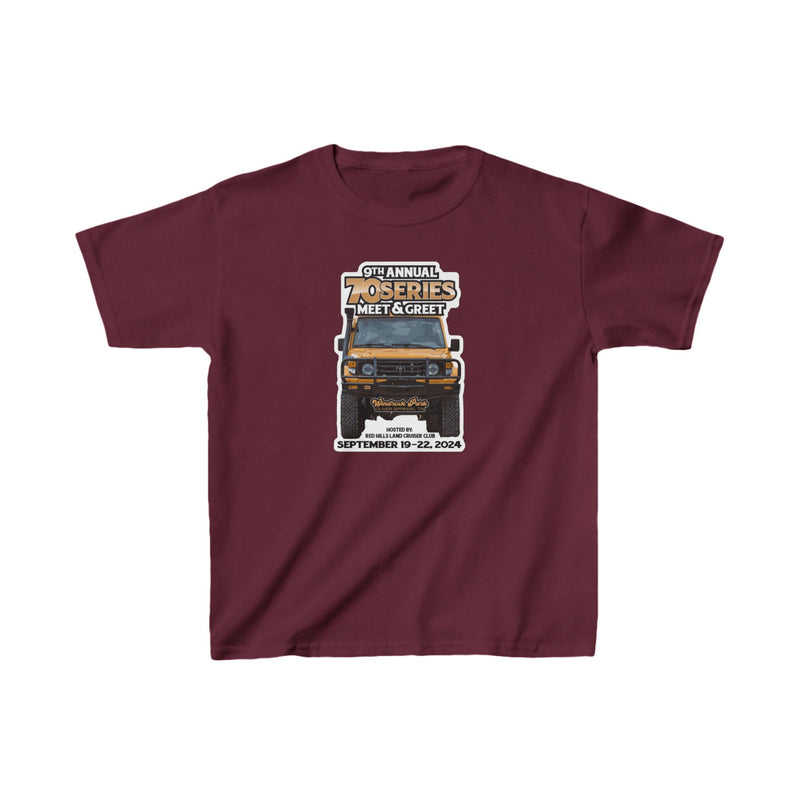 9th Annual 70 Series Meet and Greet Kids Tee - Red Hills Land Cruiser Club - Reefmonkey