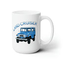 FJ40 Land Cruiser Ceramic Coffee Mug Cup White Version - Reefmonkey Artist Ren Hart