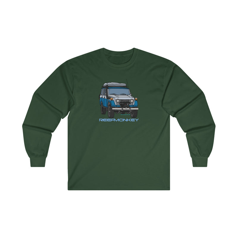 FJ55 Long Sleeve Land Cruiser Unisex Shirt - Reefmonkey Artist Chris Marshall