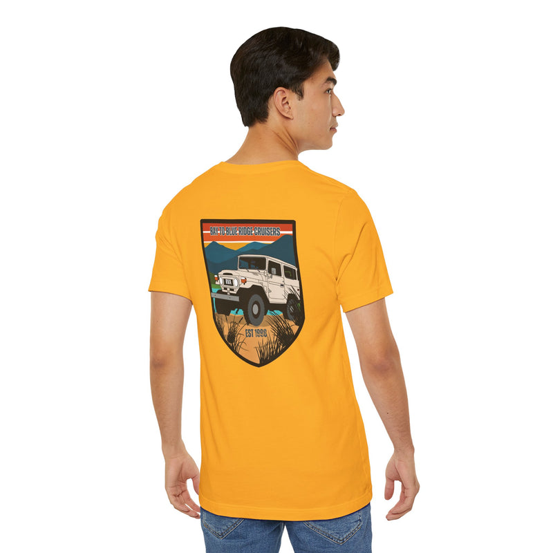 Bay to Blue Ridge Cruisers Unisex 2 Sided Tee