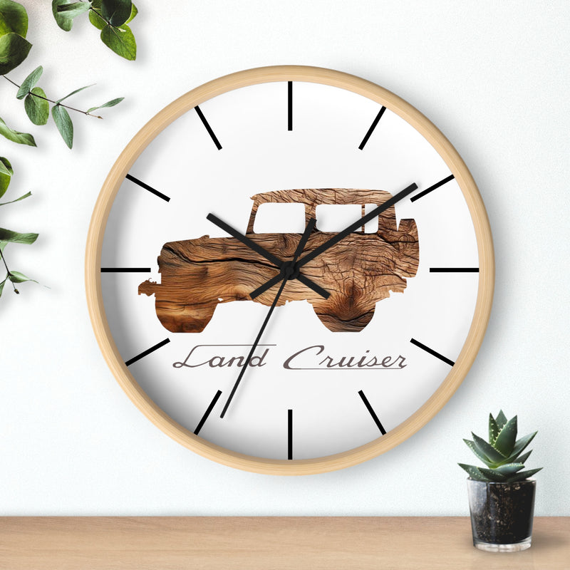 Land Cruiser FJ40 Wood Grain Wall Clock - Reefmonkey