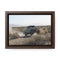 FJ45 Land Cruiser Framed Canvas Wall Art - Rusty Nail Racing Rob Tygart
