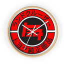 Teq Toyota Japanese Characters Wall Garage Clock - Reefmonkey