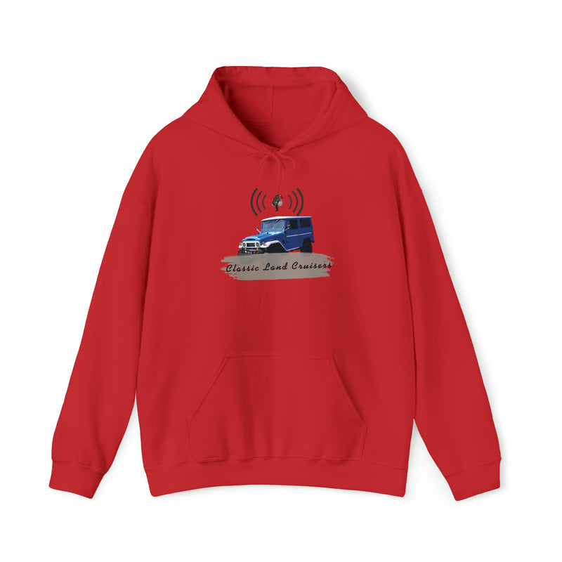 Classic Land Cruisers Podcast Unisex Hooded Sweatshirt - Reefmonkey