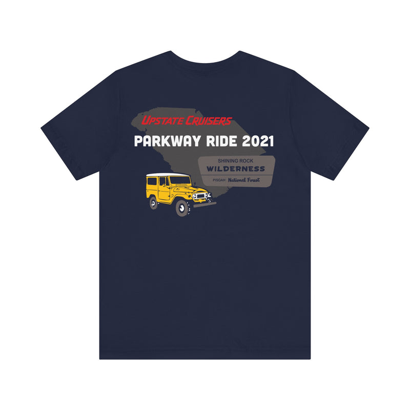 Upstate Cruisers Parkway Ride 2021 Unisex Jersey Short Sleeve Tee