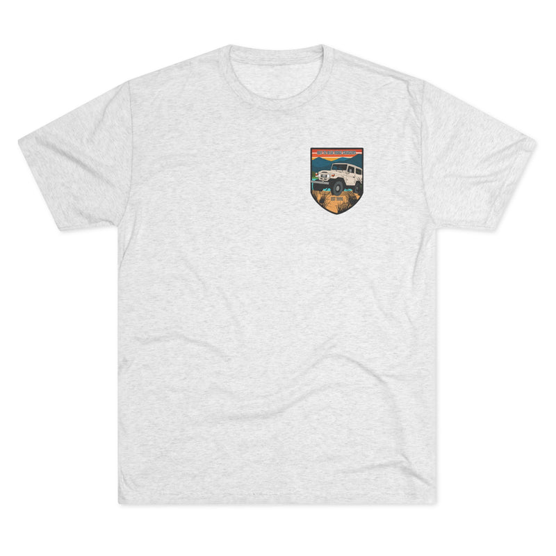 Bay to Blue Ridge Cruiser Club 2 Sided Tri blend Unisex Tee