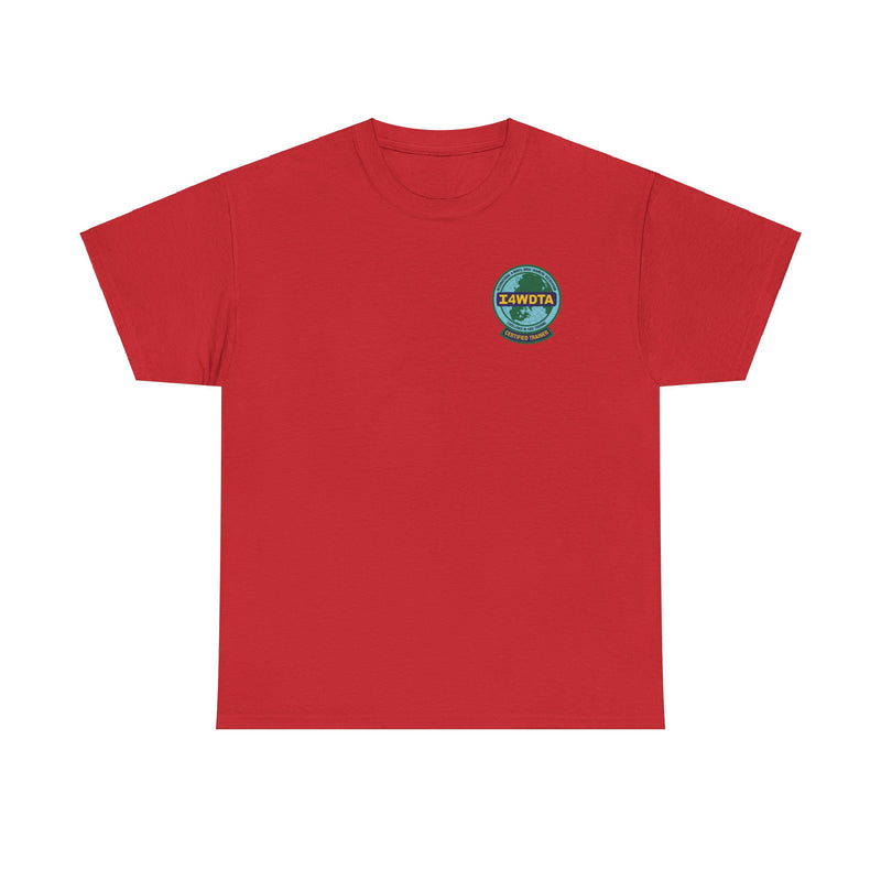 I4WDTA 2 Sided Classic Cotton Tee - CERTIFIED TRAINER ONLY - Reefmonkey