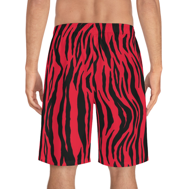 Reefmonkey Surf Red Zebra Men's Board Shorts