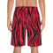 Reefmonkey Surf Red Zebra Men's Board Shorts