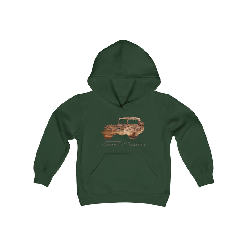 Kids FJ40 Land Cruiser Wood Style Hooded Sweatshirt - Reefmonkey