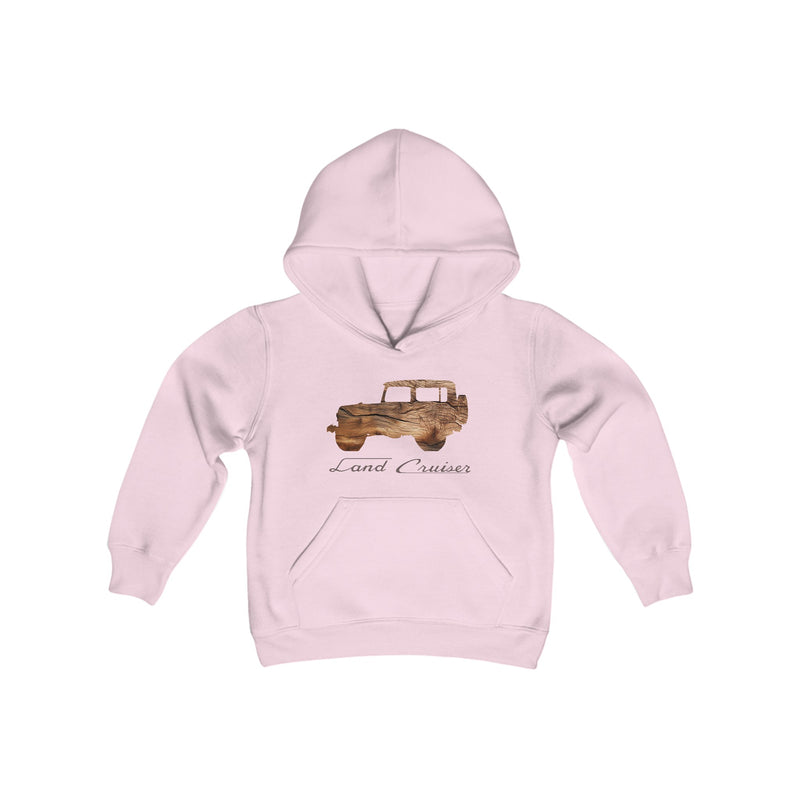 Kids FJ40 Land Cruiser Wood Style Hooded Sweatshirt - Reefmonkey