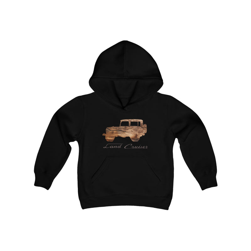 Kids FJ40 Land Cruiser Wood Style Hooded Sweatshirt - Reefmonkey