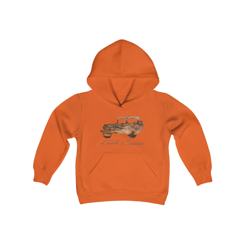 Kids FJ40 Land Cruiser Wood Style Hooded Sweatshirt - Reefmonkey