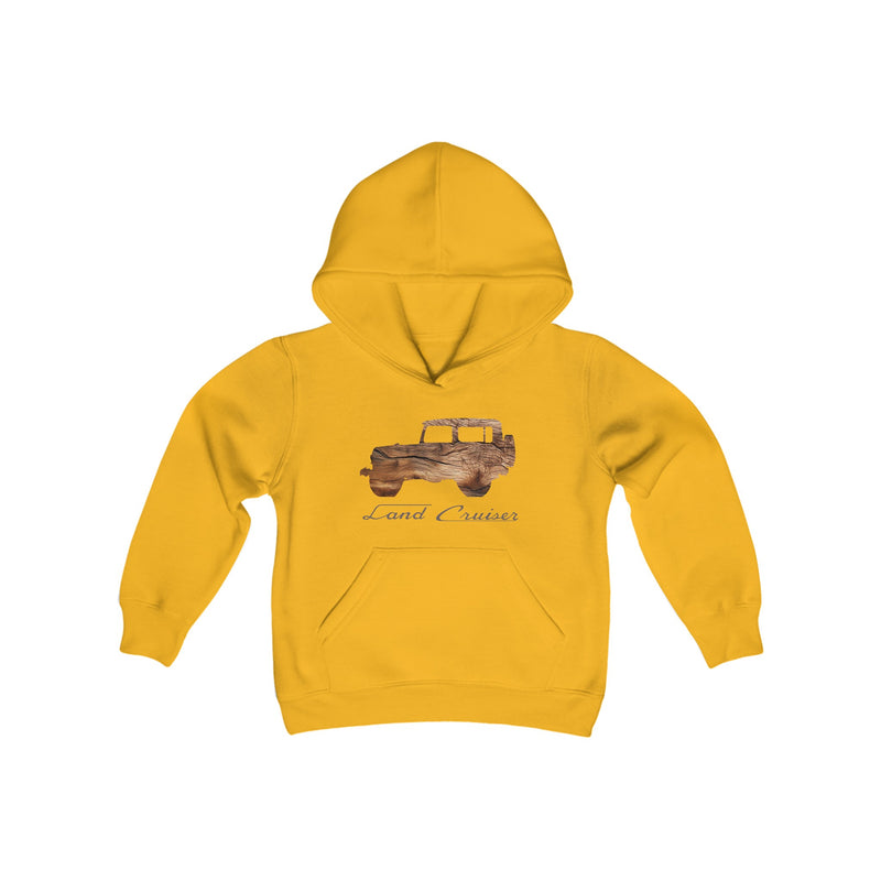 Kids FJ40 Land Cruiser Wood Style Hooded Sweatshirt - Reefmonkey