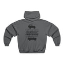 Land Cruiser Fonts Hoodie FJ40 to FJ80 Toyota Land Cruiser fonts Men's NUBLEND® Hooded Sweatshirt