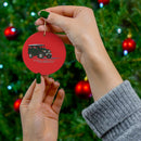 FJ40 Land Cruiser Ceramic Christmas Tree Ornament Toyota Decoration - Reefmonkey Artist Brody Plourde
