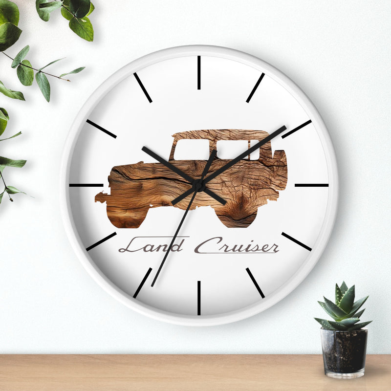 Land Cruiser FJ40 Wood Grain Wall Clock - Reefmonkey