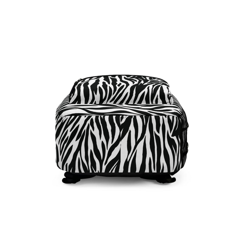 Zebra Animal Print Kids Backpack Book Bag - Reefmonkey