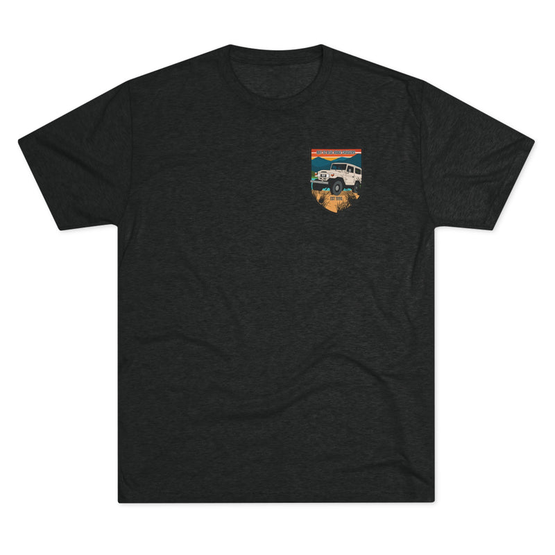 Bay to Blue Ridge Cruiser Club 2 Sided Tri blend Unisex Tee